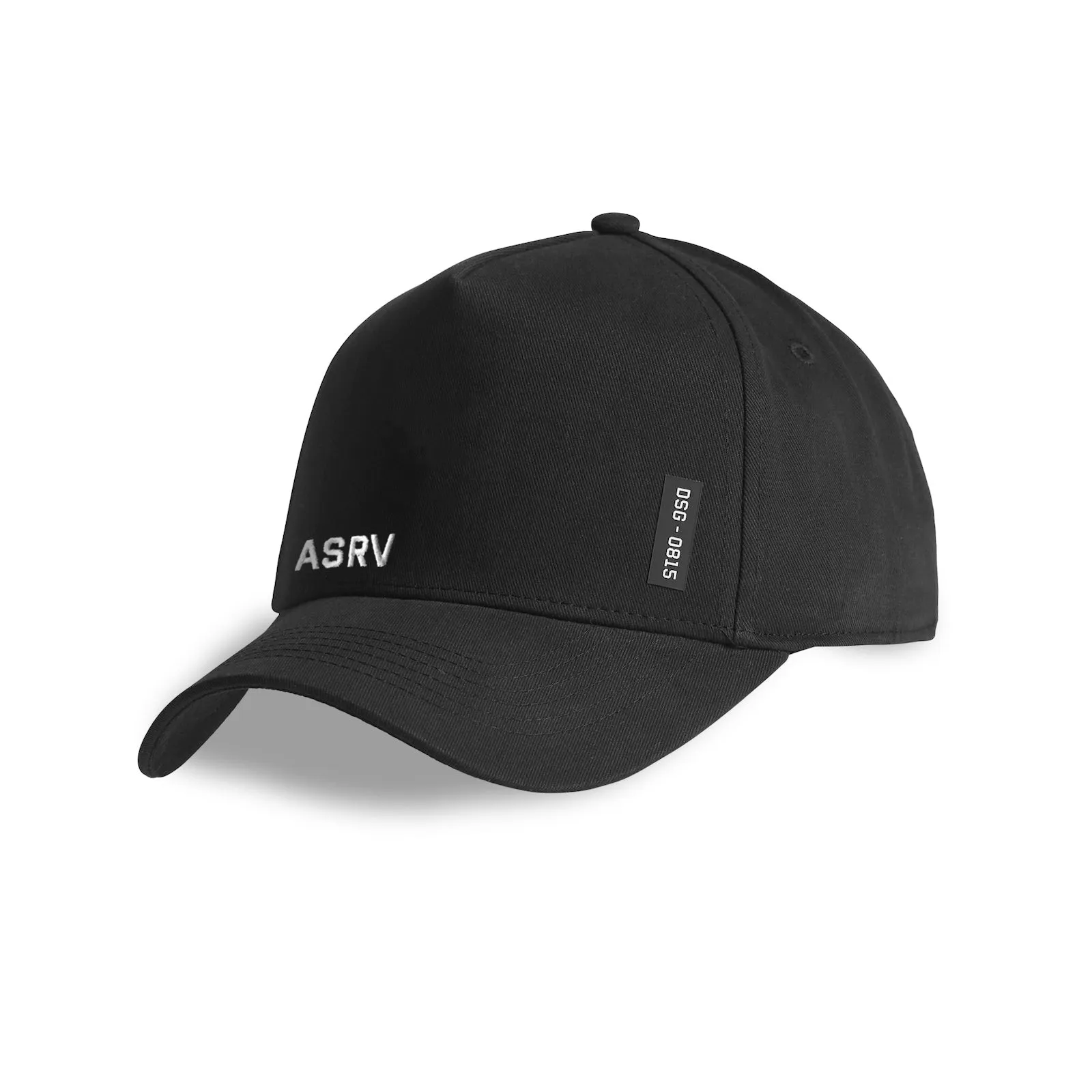 0815. A-Frame Hat - Black/White "ASRV"