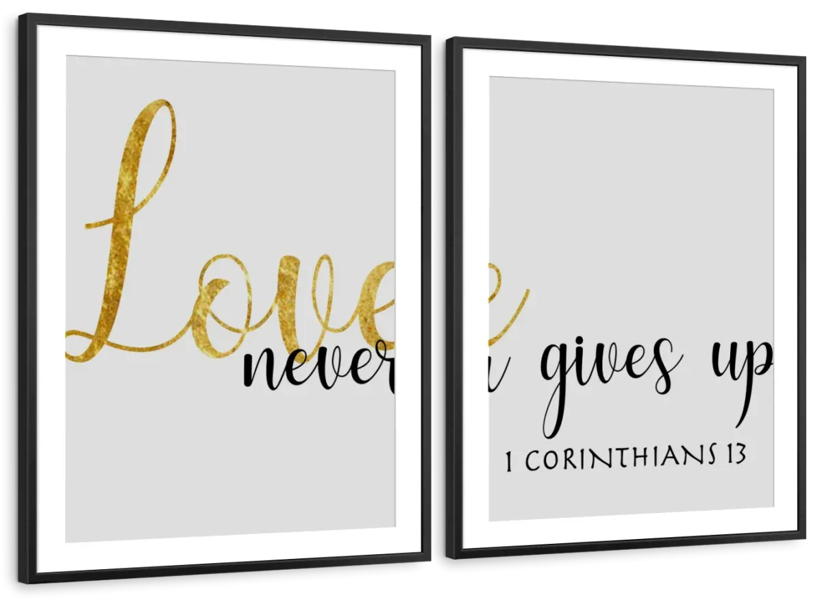 1 Corinthians 13 Wall Art