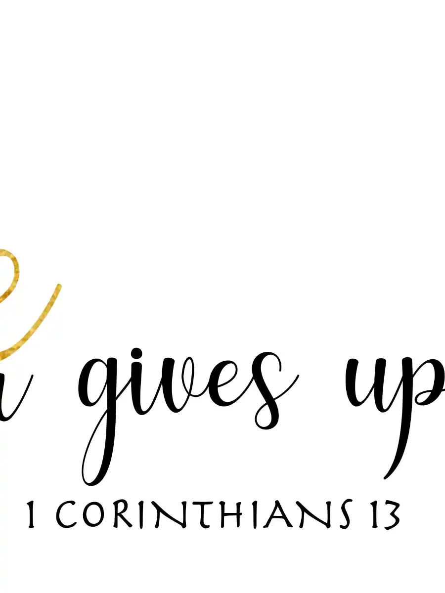 1 Corinthians 13 Wall Art