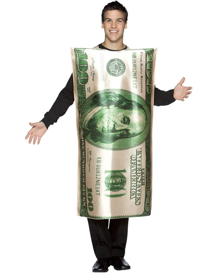 100 Bill Adult Costume