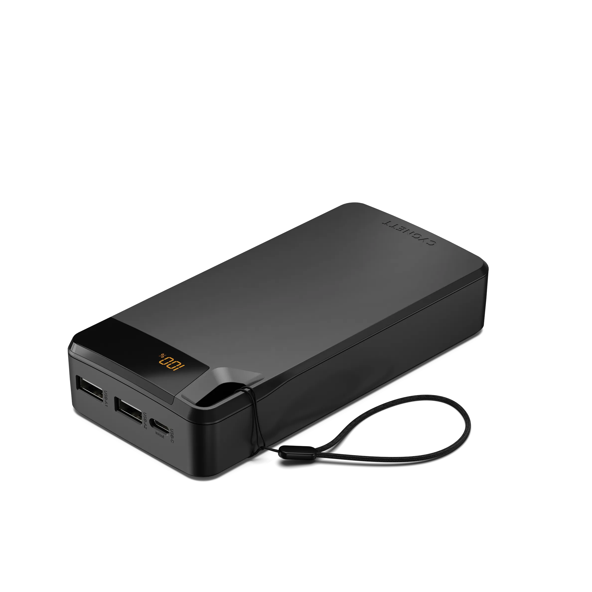 20,000 mAh Power Bank - Black