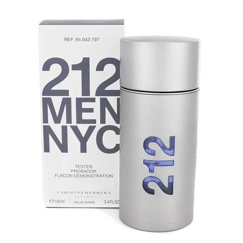 212 NYC Men Tester Con Tapa EDT 50ML Hombre Carolina Herrera