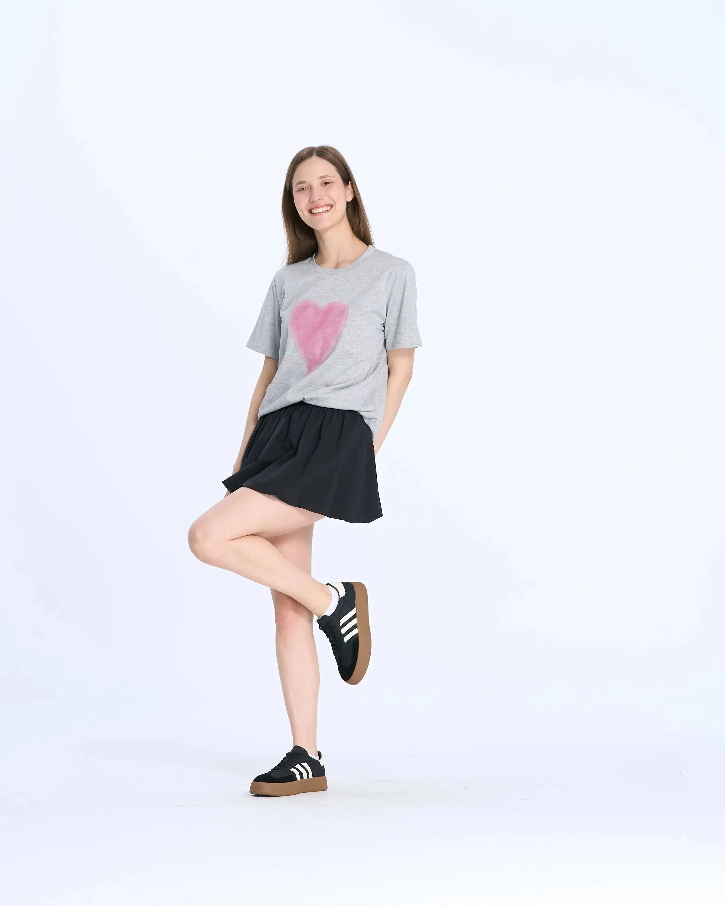 25882 Tulle Heart T-Shirt