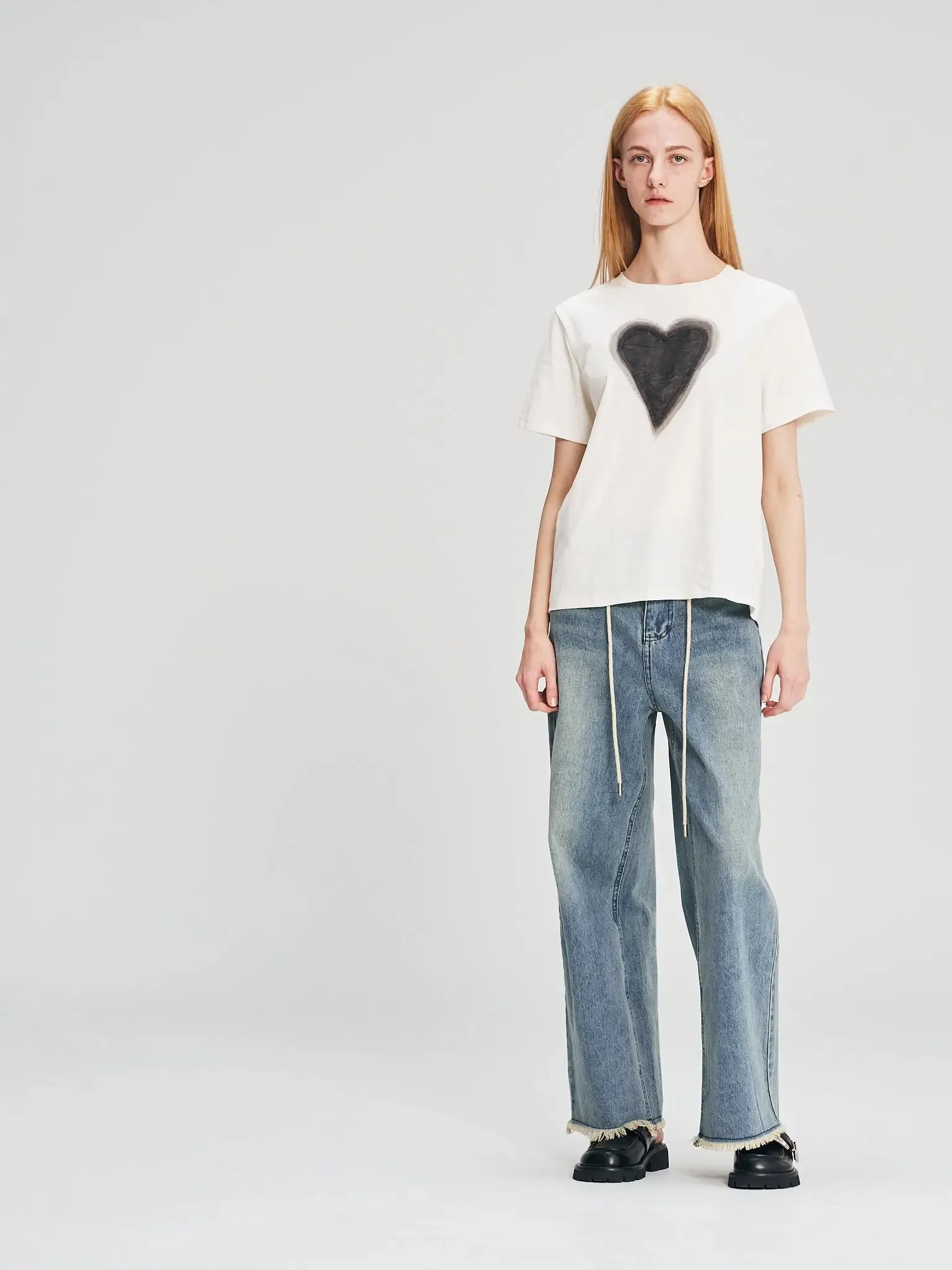 25882 Tulle Heart T-Shirt