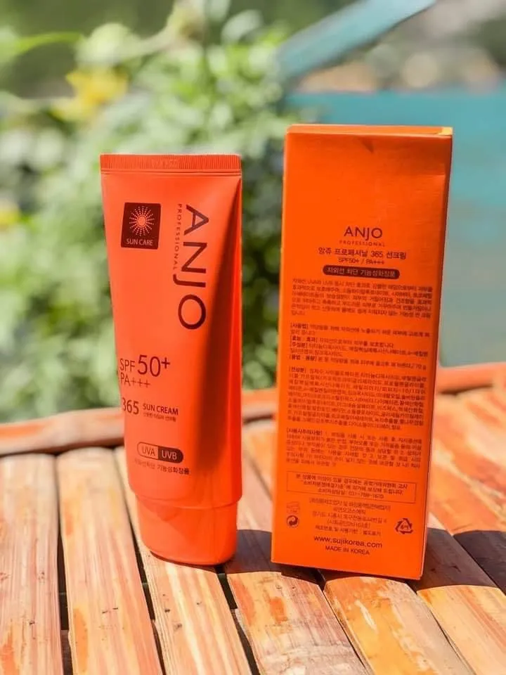 2pcs Anjo Professional 365 Sun Creams 70g SPF 50 PA    Sunscreens Facial Body UV Sunblock non-sticky moisturizing