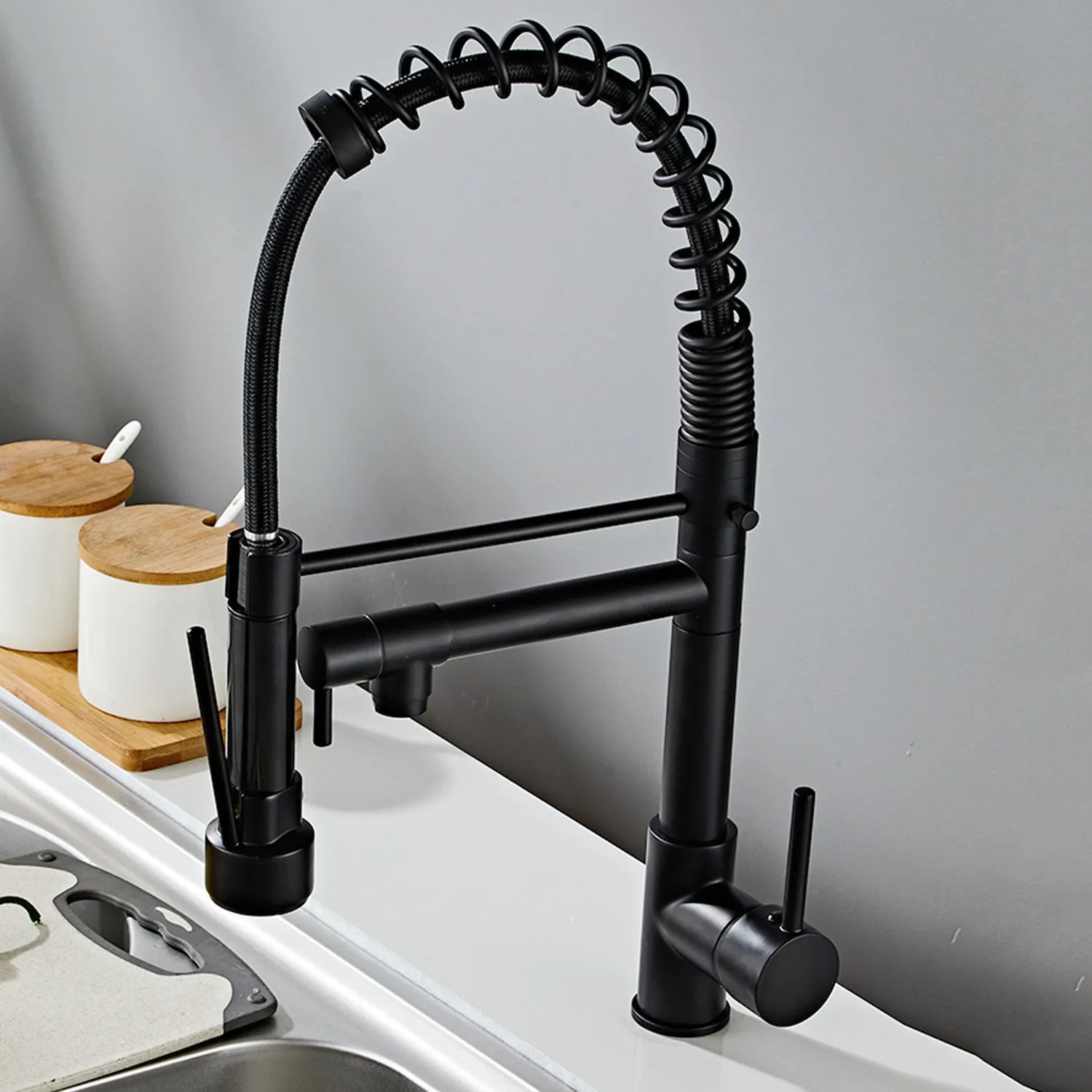 360 Degree Rotatable Pull Down Kitchen Tap