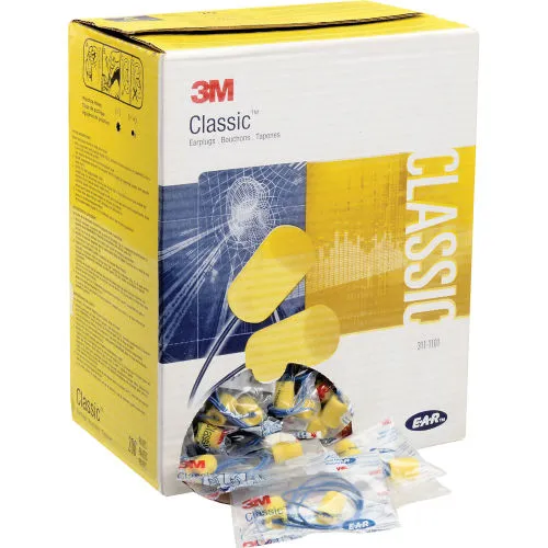 3M™ E-A-R™ Classic™ Earplugs Platinum Corded Class 4 (200 Pairs) 311-1101