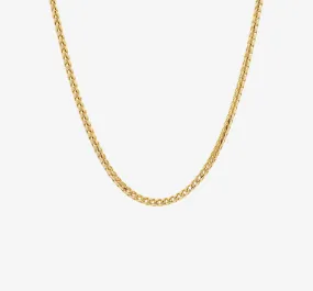 3mm Franco Chain | Gold