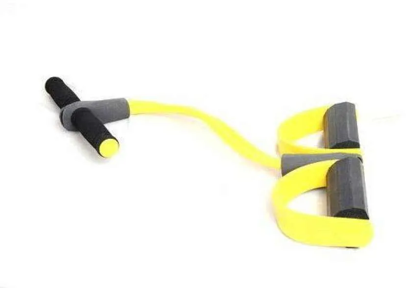 4 Tube Resistance Bands Latex Pedal Ab Exerciser