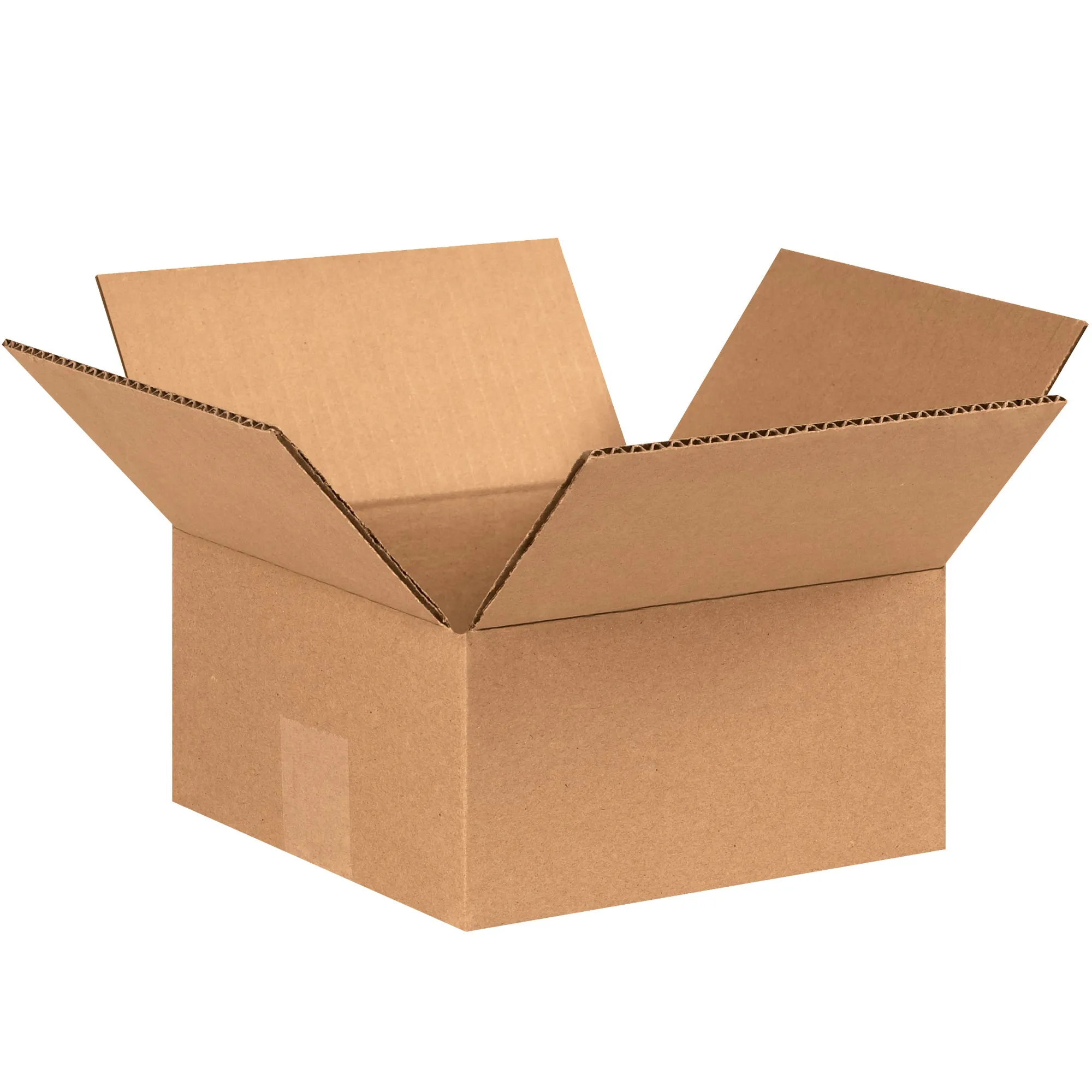 7 x 7 x 3 Flat Corrugated Boxes