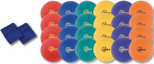 8 1/2" Colored Playground Ball Pack - 26 pieces