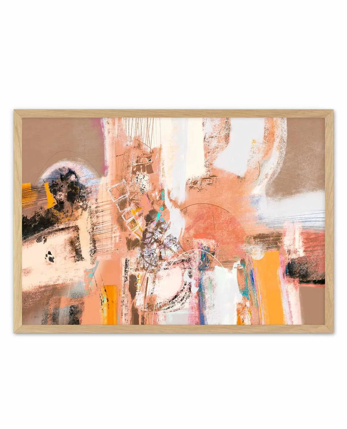 Abstract Peach by Maurizio Piovan | Art Print