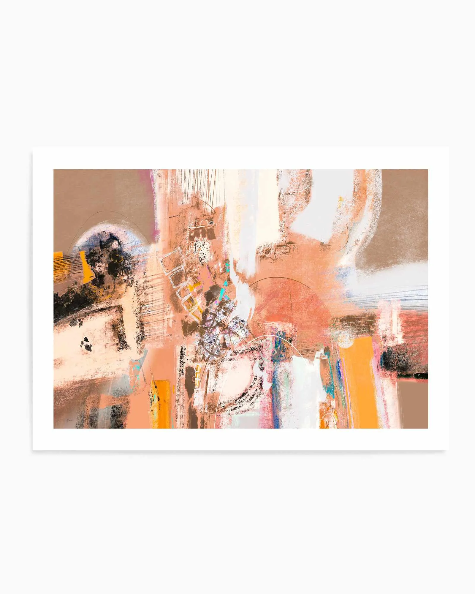 Abstract Peach by Maurizio Piovan | Art Print