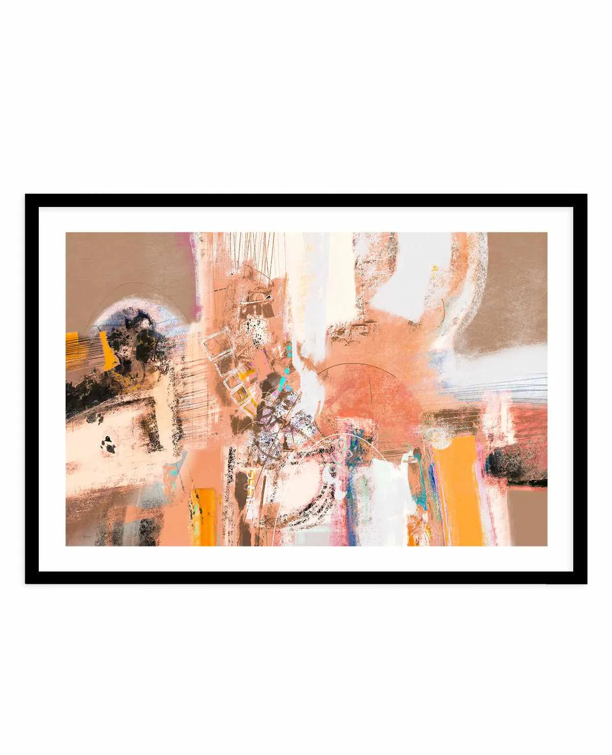 Abstract Peach by Maurizio Piovan | Art Print