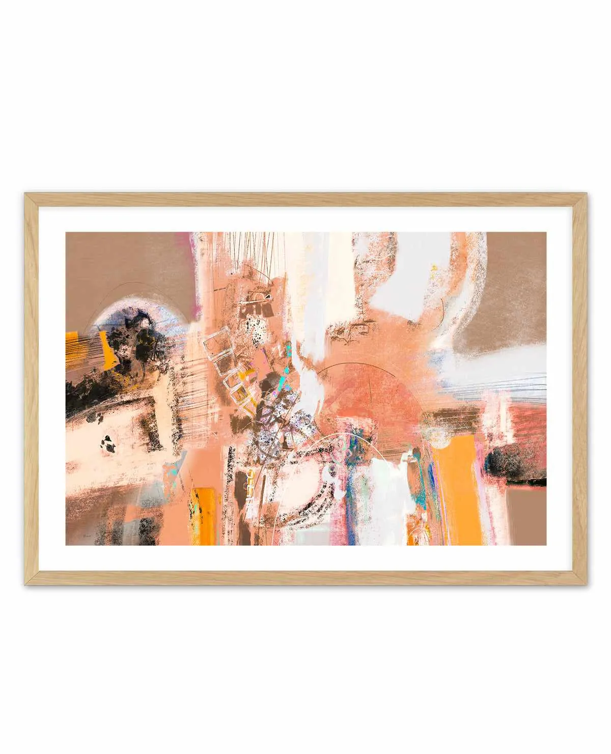 Abstract Peach by Maurizio Piovan | Art Print