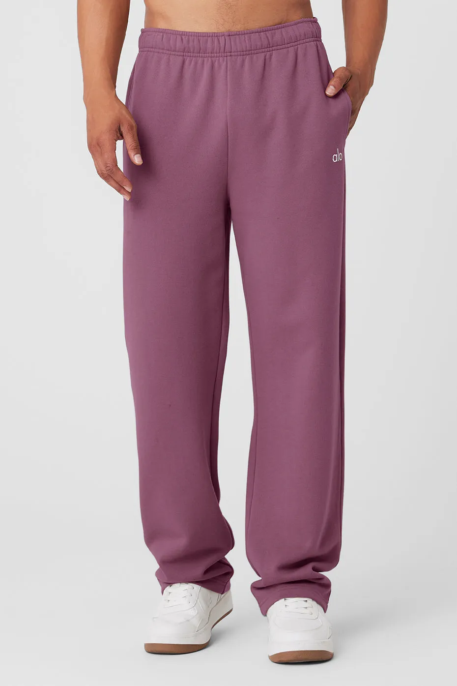 Accolade Straight Leg Sweatpant - Soft Mulberry