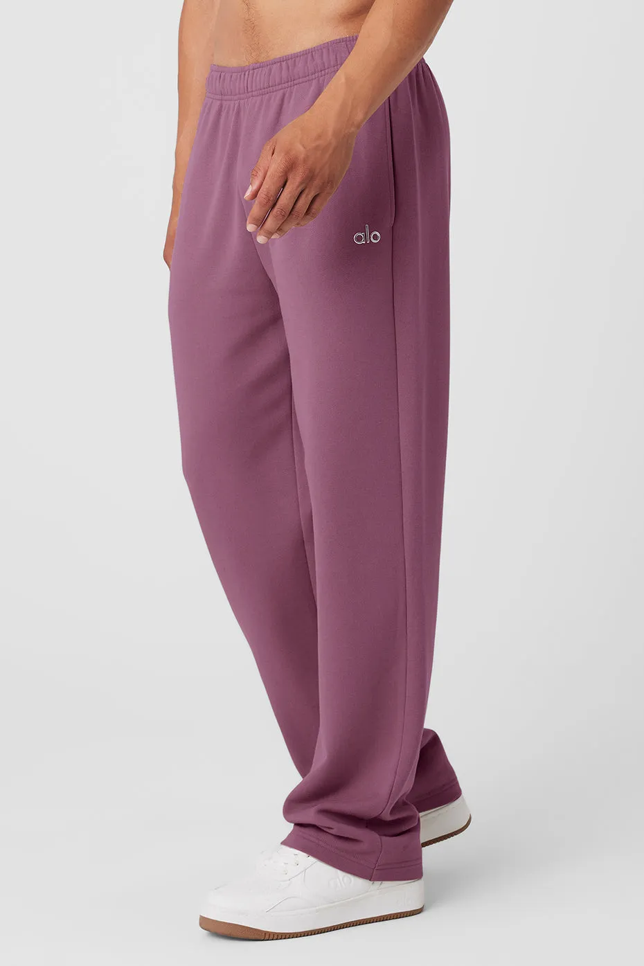 Accolade Straight Leg Sweatpant - Soft Mulberry