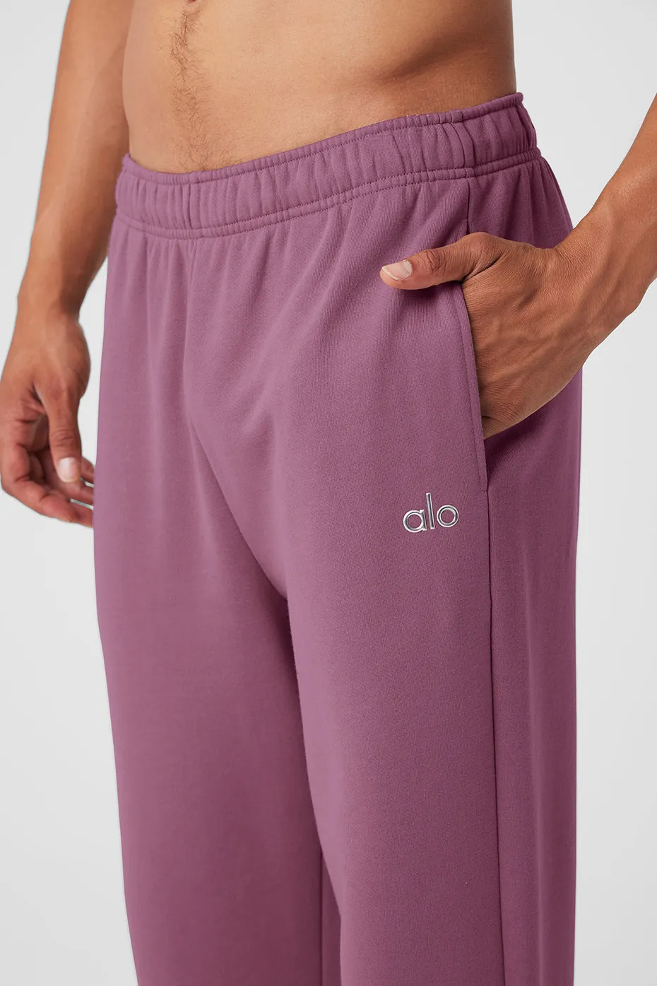 Accolade Straight Leg Sweatpant - Soft Mulberry