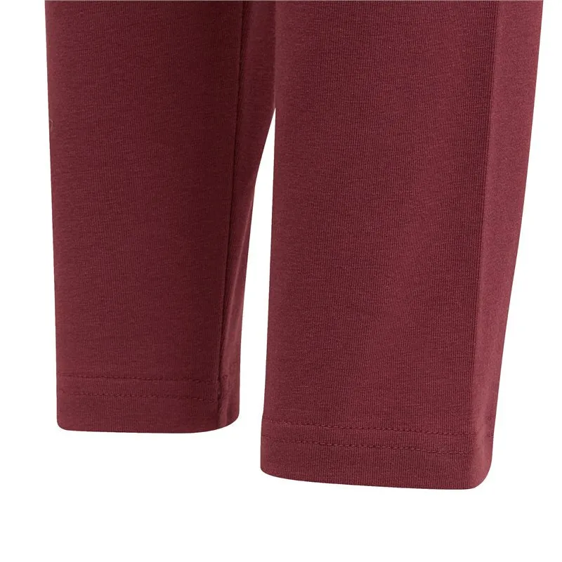 adidas Big Logo Leggings - Girls - Victory Crimson/Halo Blush