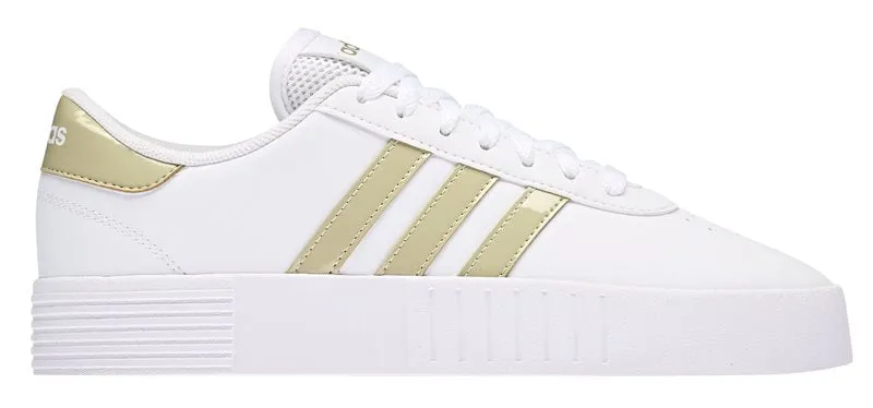 adidas Court Bold Trainers - Womens - White/Sandy Beige/Grey