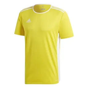 adidas Entrada 18 Jersey - Adult - Yellow/White