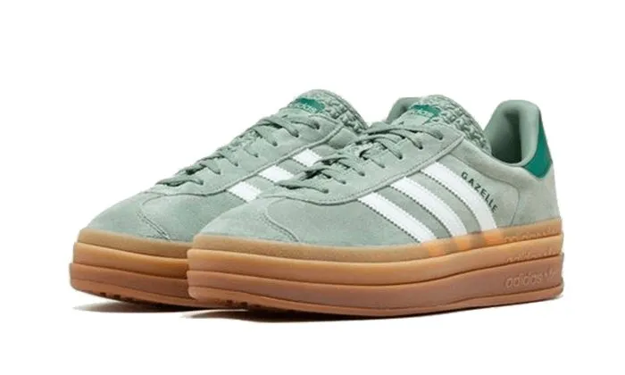 Adidas Gazelle Bold Silver Green