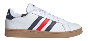 adidas Grand Court Trainers - Mens - White/Blue/Active Red