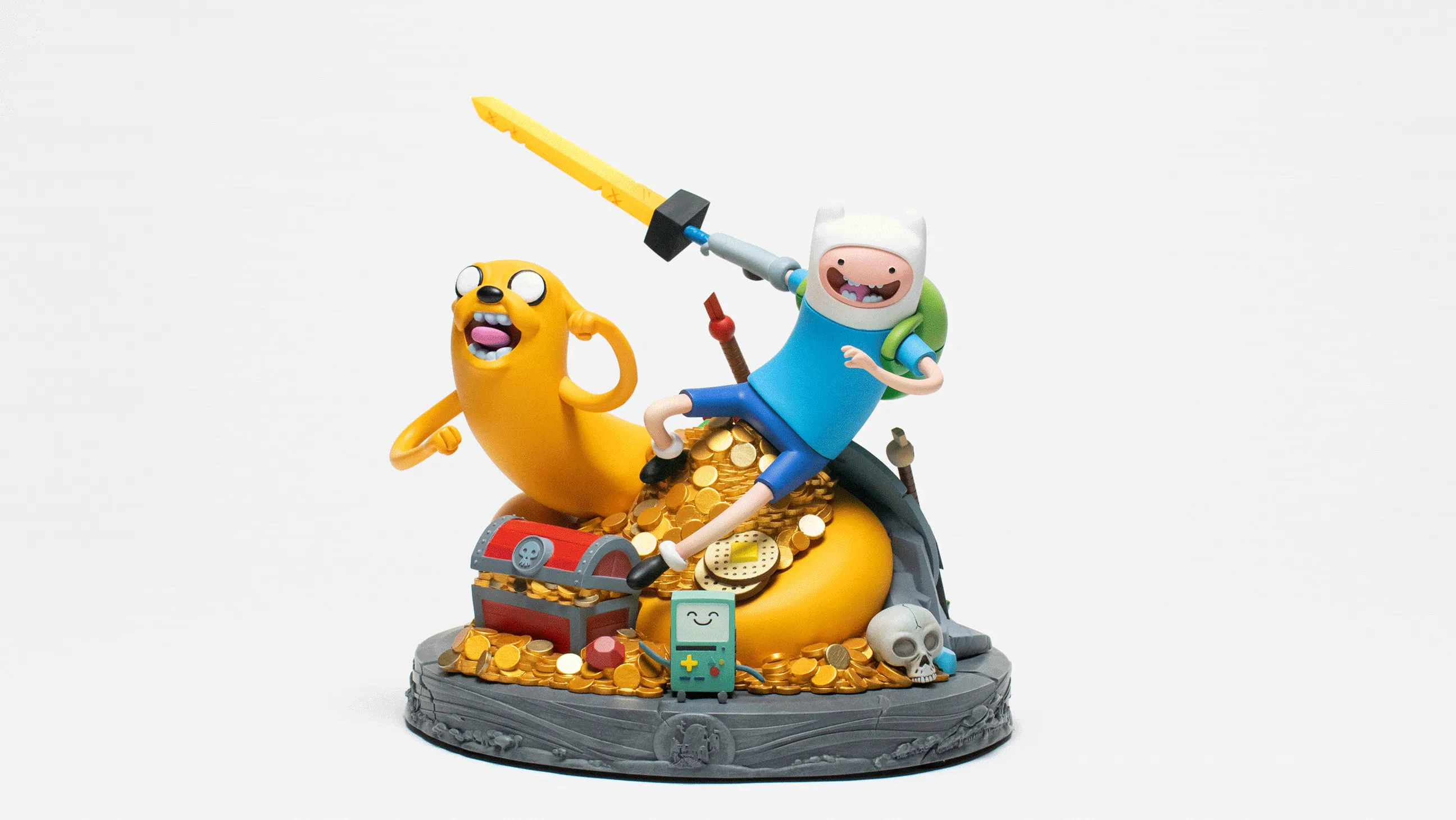 Adventure Time Statue - Jake and Finn - Exclusive Version