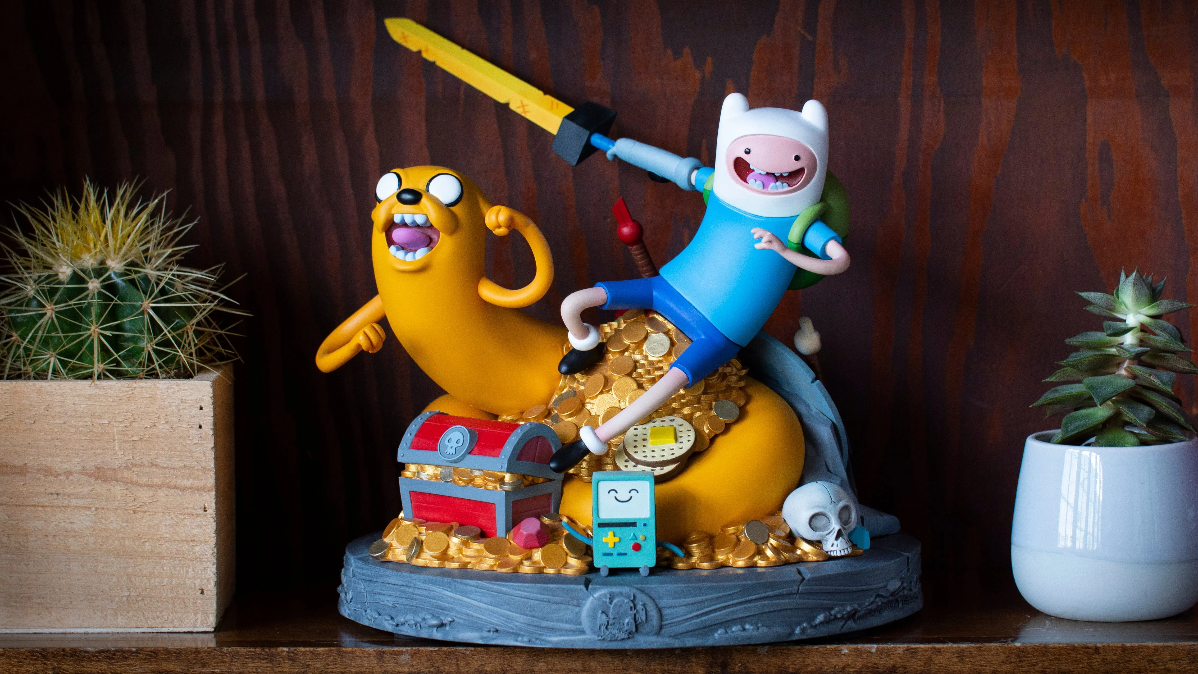 Adventure Time Statue - Jake and Finn - Exclusive Version