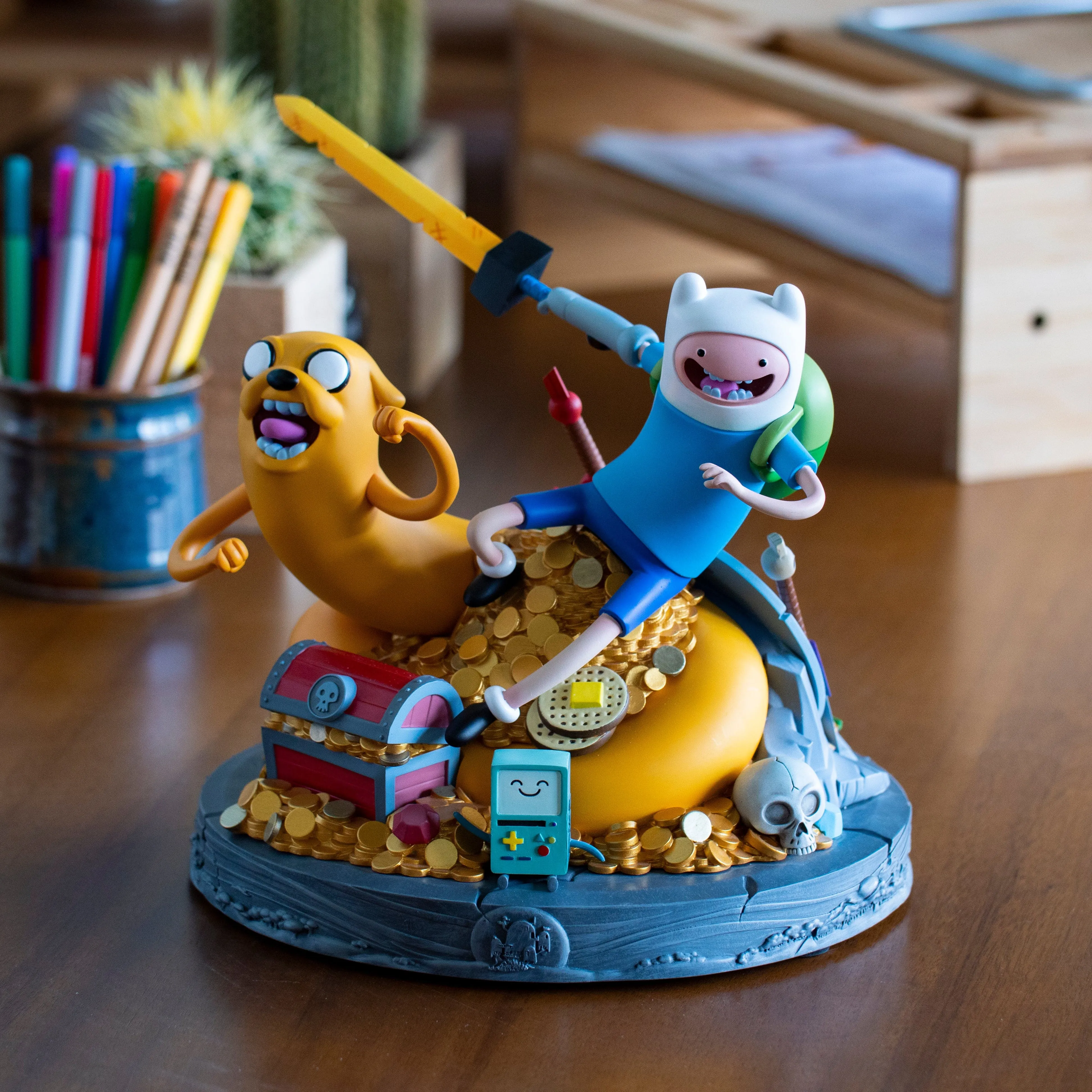 Adventure Time Statue - Jake and Finn - Exclusive Version