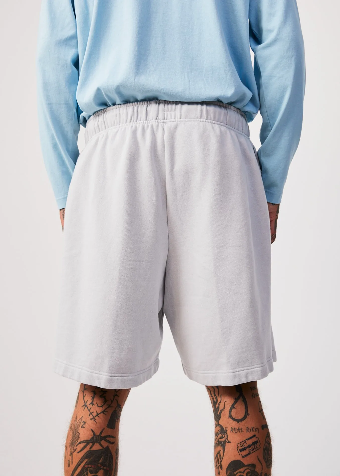 AFENDS Unisex Conditional - Unisex Sweat Shorts - Smoke