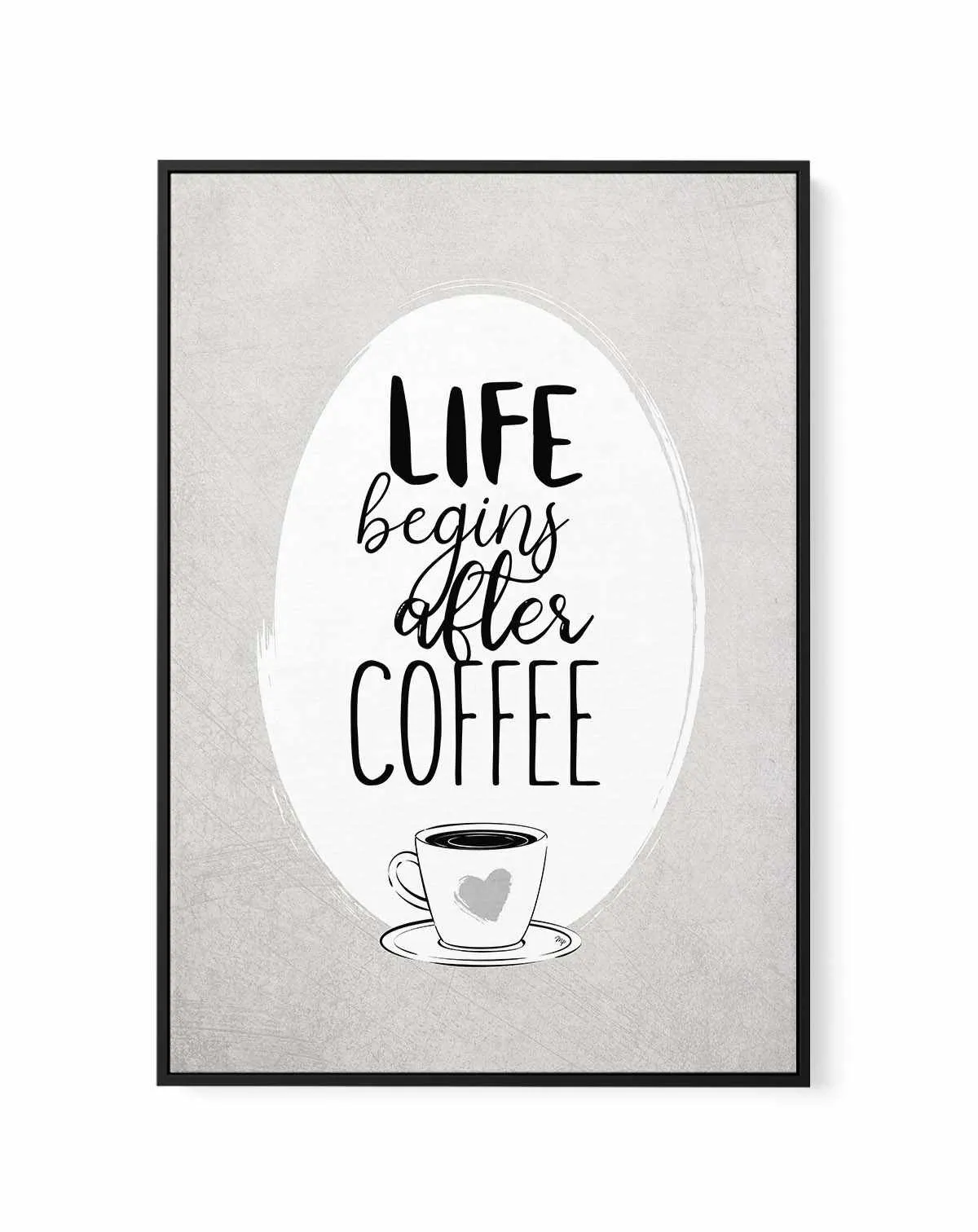 After Coffee by Martina | Framed Canvas Art Print