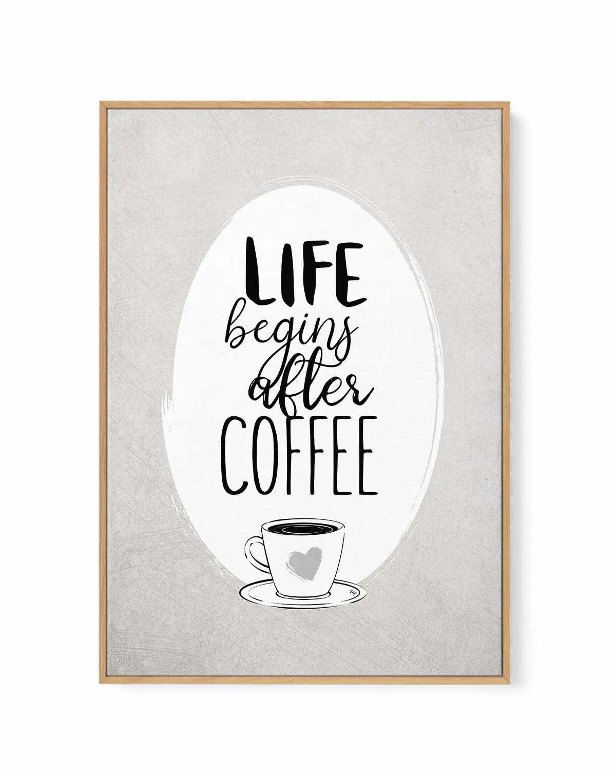 After Coffee by Martina | Framed Canvas Art Print