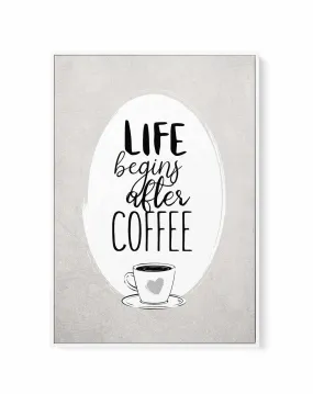 After Coffee by Martina | Framed Canvas Art Print