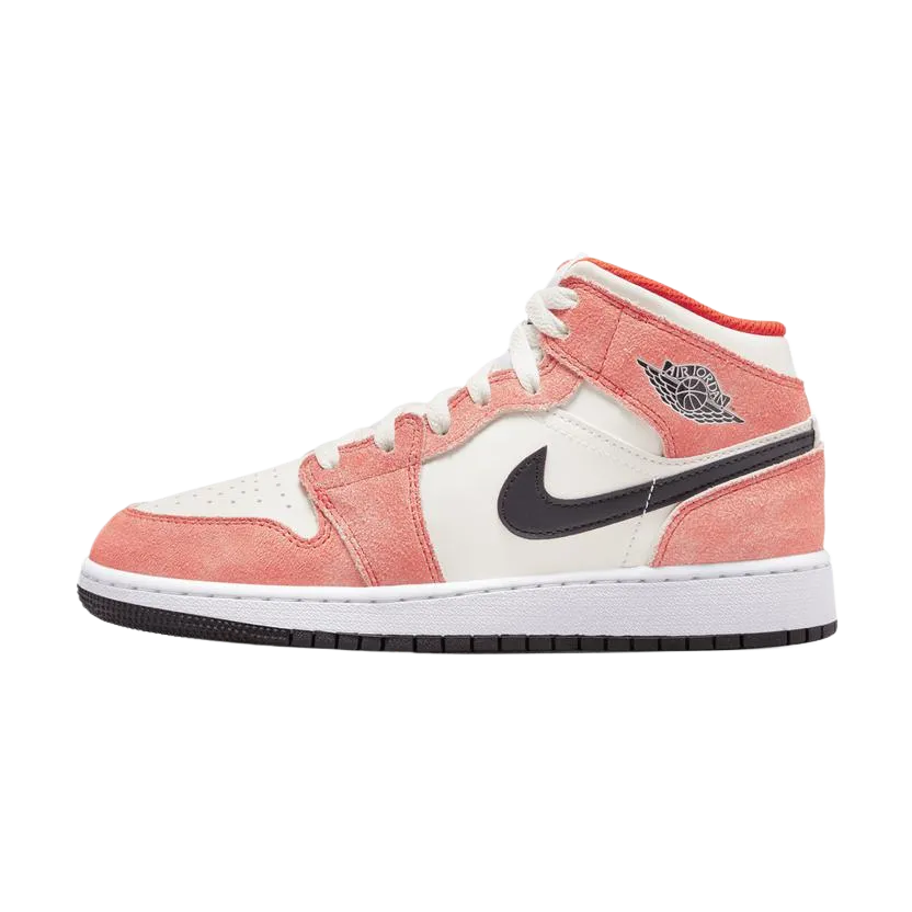 Air Jordan 1 Mid “Orange Suede (GS)"