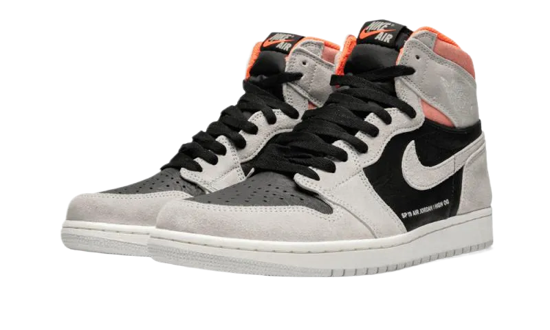 Air Jordan 1 Retro High Neutral Grey Hyper Crimson