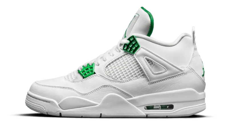 Air Jordan 4 Retro Metallic Green