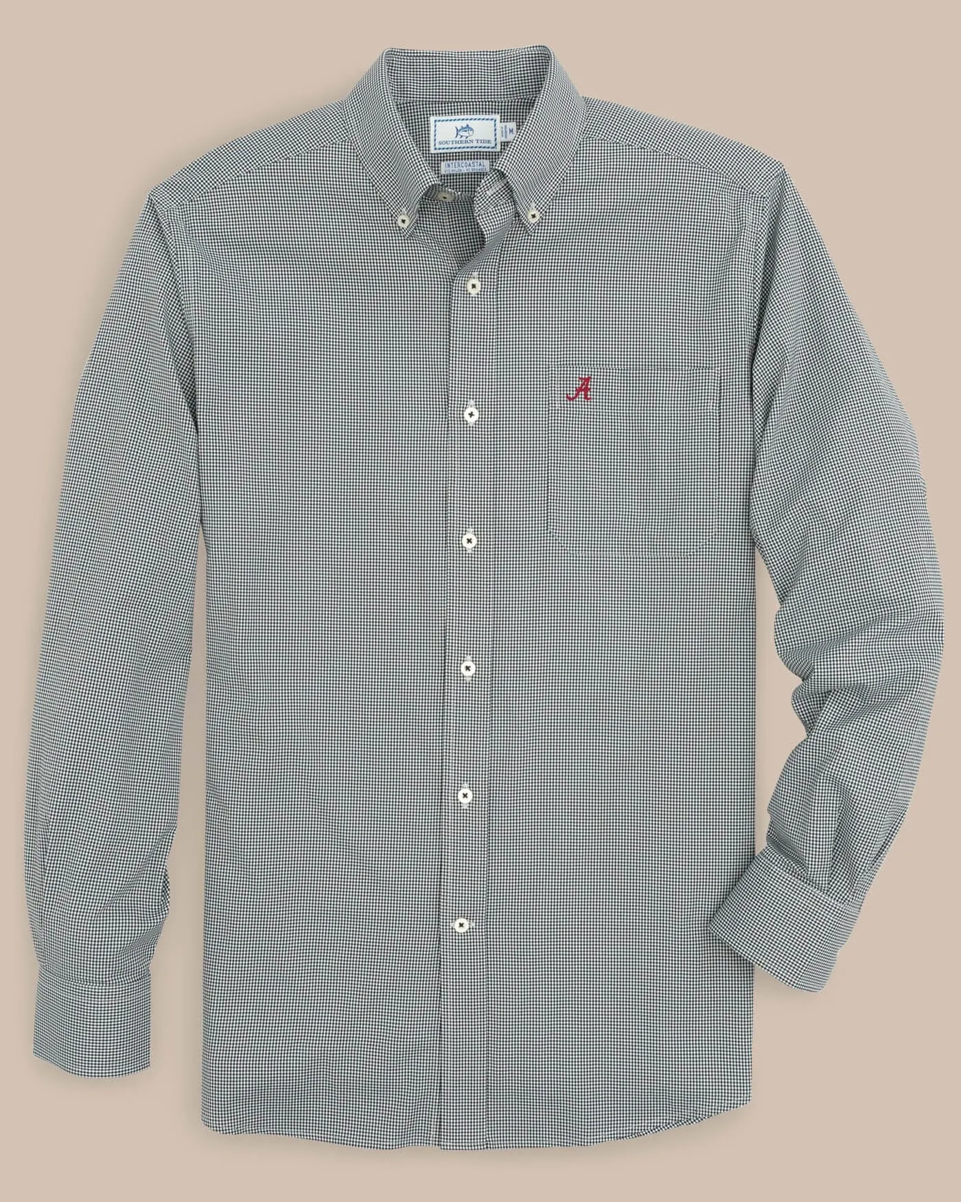 Alabama Crimson Tide Gingham Button Down Shirt