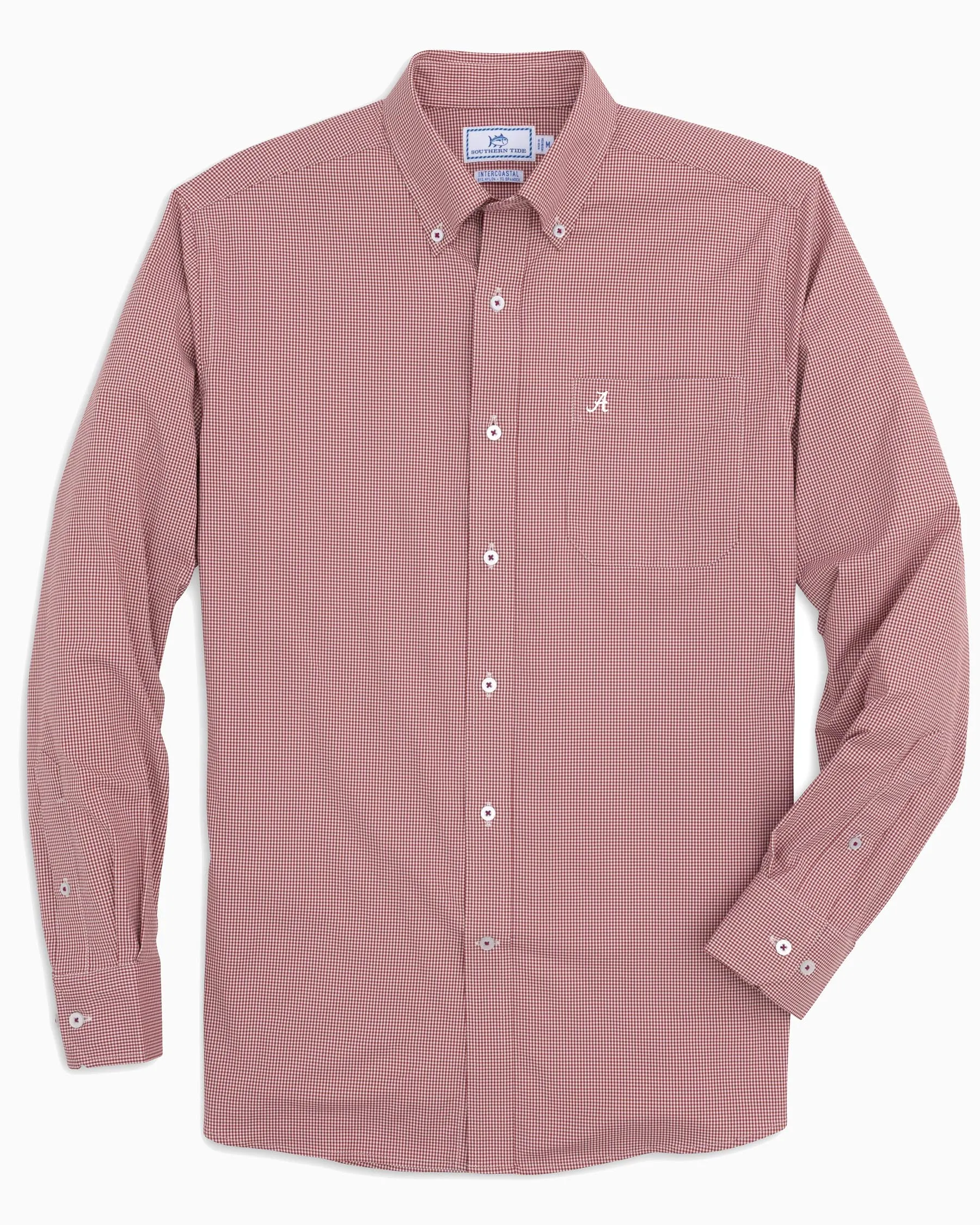 Alabama Crimson Tide Gingham Button Down Shirt