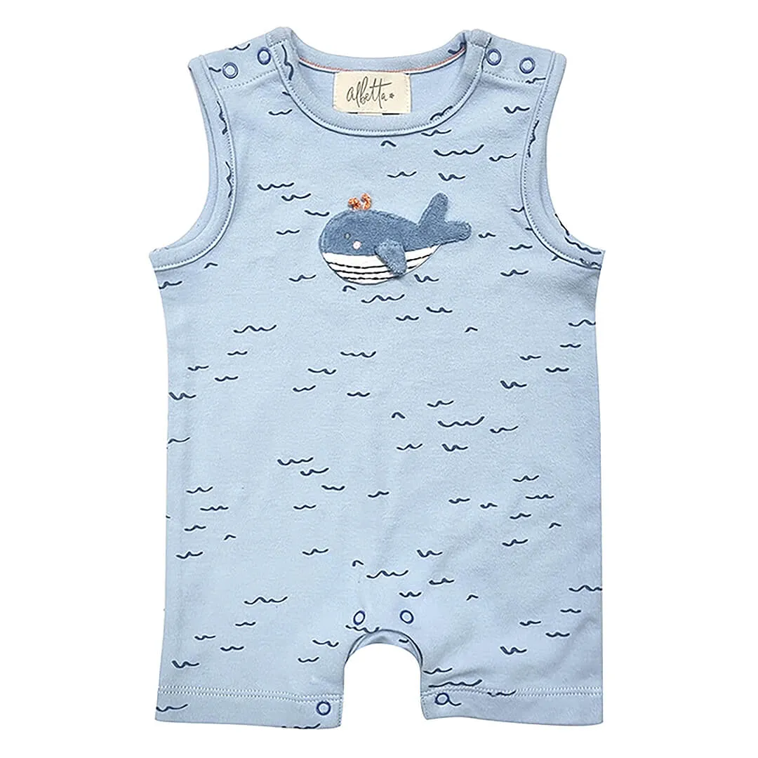 Albetta Romper Wilbert Whale