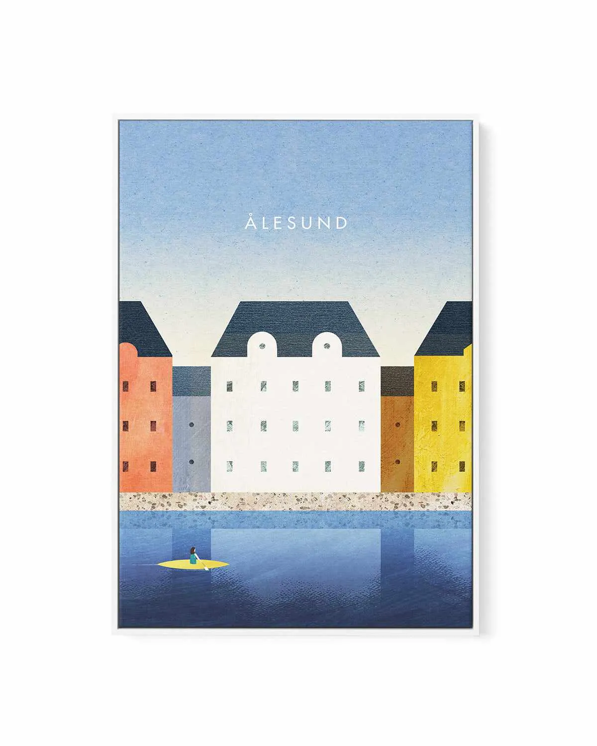 Alesund by Henry Rivers | Framed Canvas Art Print