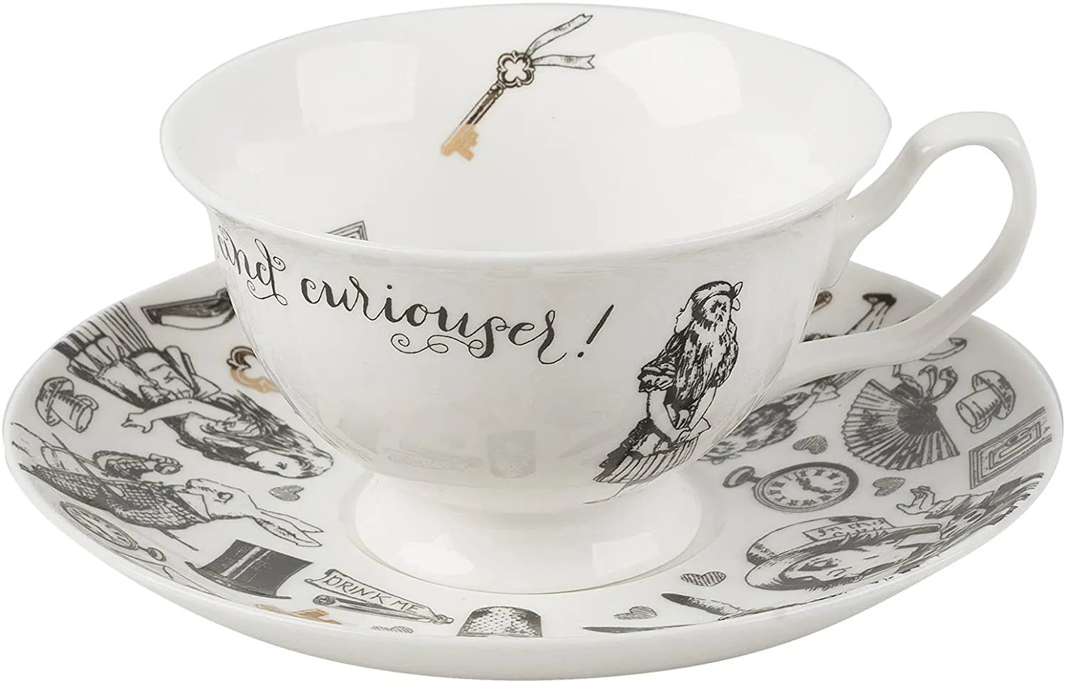 Alice in Wonderland Cup & Saucer