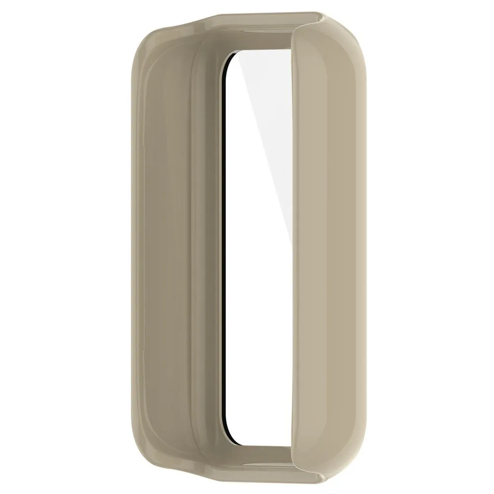 Amazfit Band 7 Hård Plast Cover m. Indbygget Skærmbeskyttelse - Beige