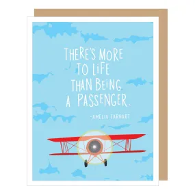 Amelia Earhart Passenger Quote