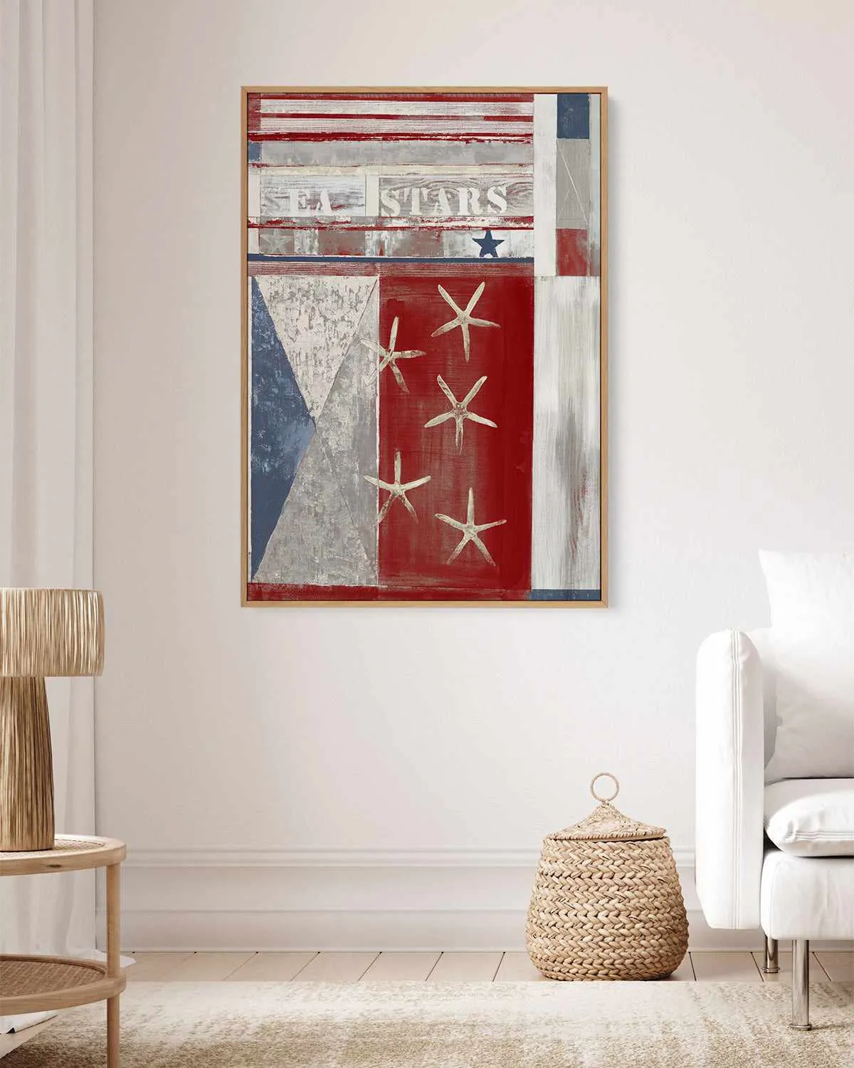 Americana II | Framed Canvas Art Print