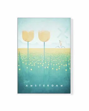 Amsterdam by Henry Rivers | Framed Canvas Art Print