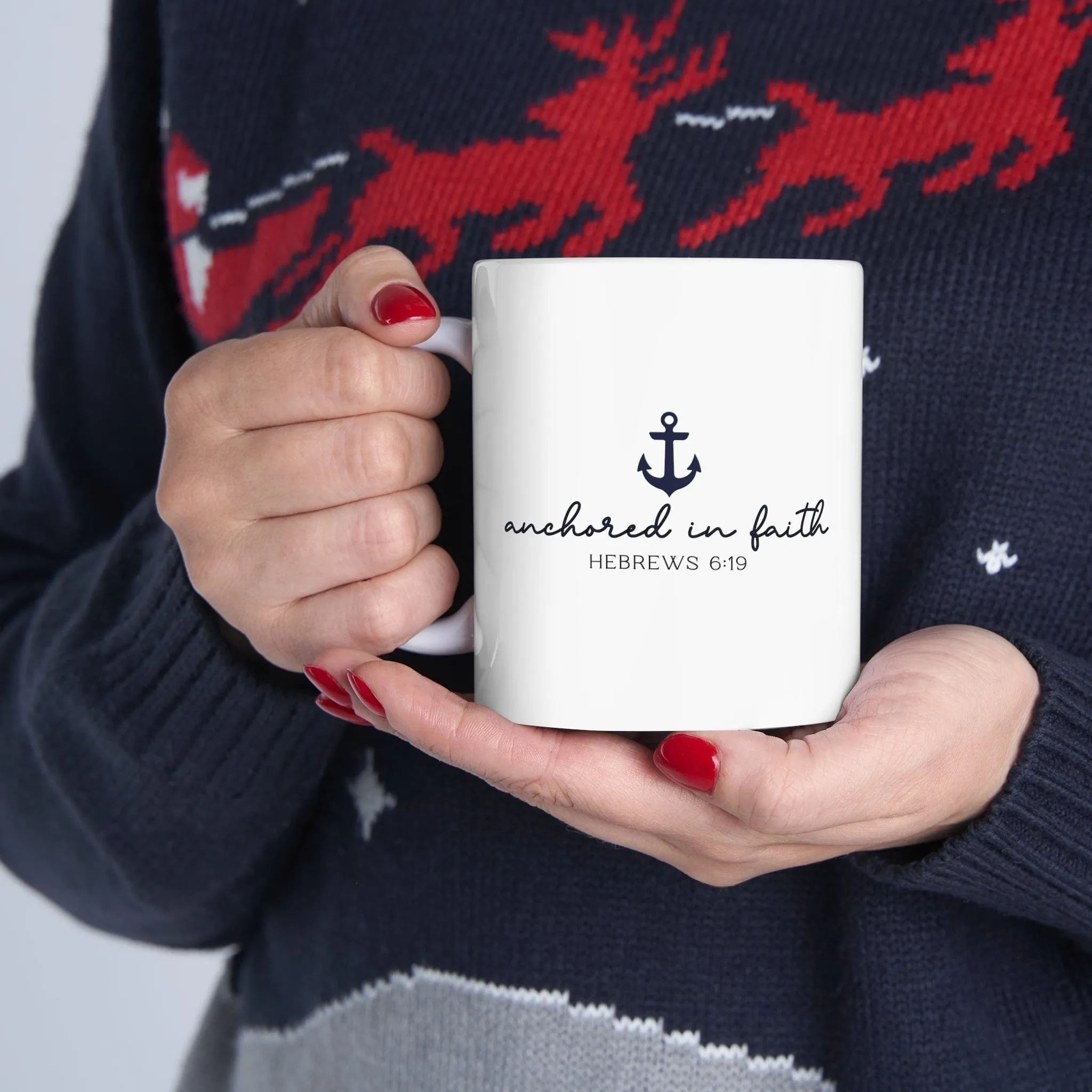 Anchored in Faith 11oz Mug