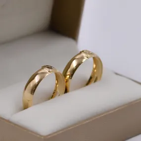 anillos de boda cuadrado