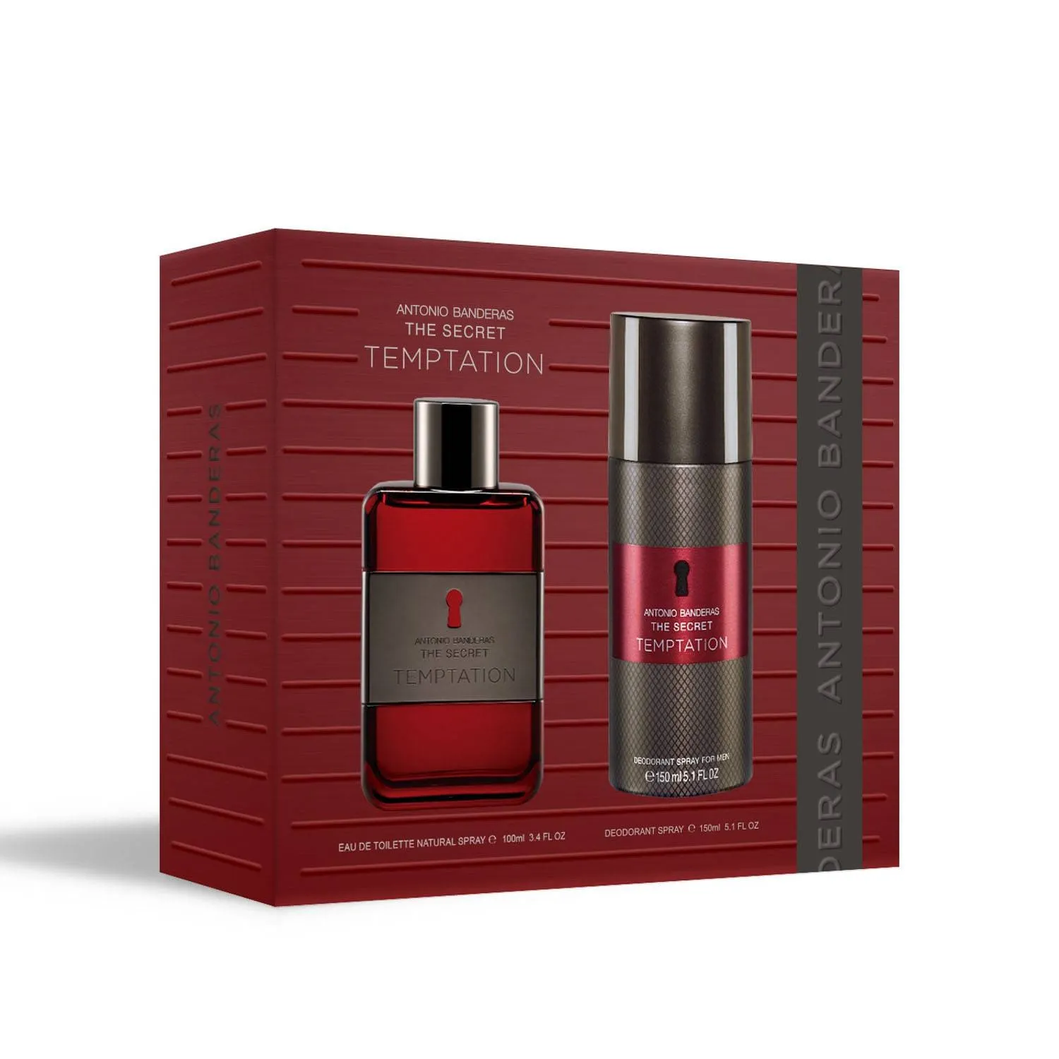 Antonio Banderas The Secret Temptation Set EDT 100 ML   Deo 150 ML (H)