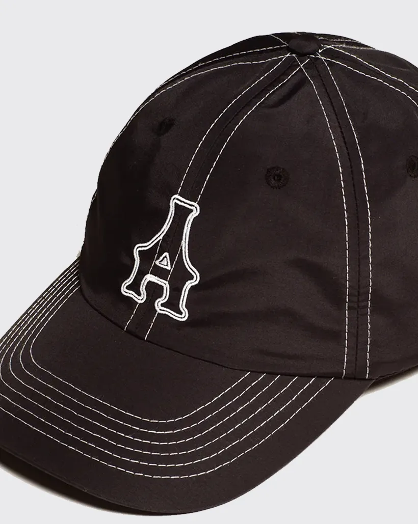 Arcade Nylon ‘A’ Hat - Black